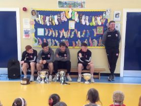 Tyrone Footballers Visit